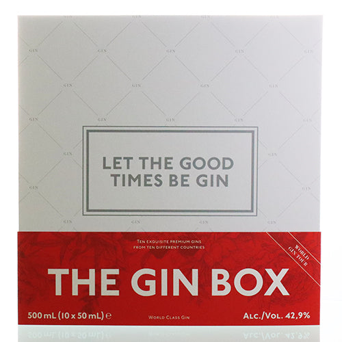 Gin Tasting Box Rotes Band 0,05l x – Tortuga 10 Shop